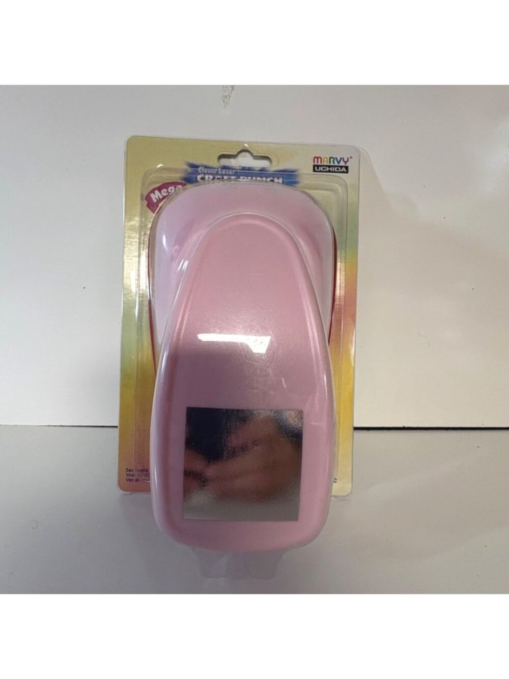 Marvy Uchida Clever Lever Mega Craft Punch Square Paper Crafting Scrapbooking